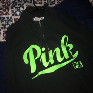 PINK half zip